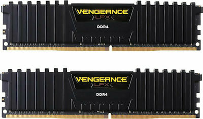 Corsair Vengeance LPX 32GB DDR4 RAM cu 2 module (2x16GB) și Viteză 2400 pentru Desktop