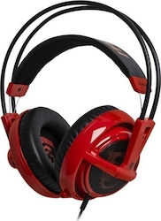 MSI Siberia V2 Over Ear Gaming Headset with Connection 3.5mm Red