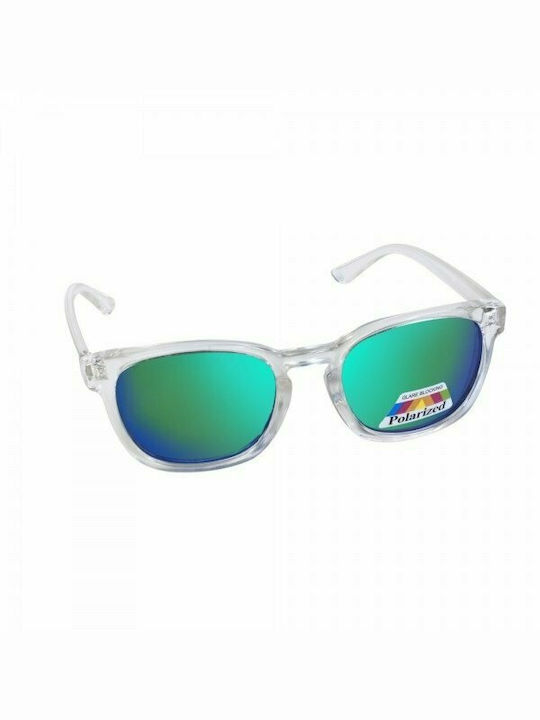 Eyelead EyeLead Polarized Men's Sunglasses with Transparent Plastic Frame and Polarized Lens L 626