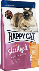 Happy Cat Sterilised Atlantic Salmon Hrană Uscată pentru Pisici Adulte Sterilizate cu Somon 4kg