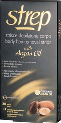 Strep Hair Removal Strips Argan Oil 20 Pieces