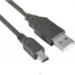 USB 2.0 Cablu USB-A de sex masculin - mini USB-A de sex masculin Gri 1.8m C165-03-1.8