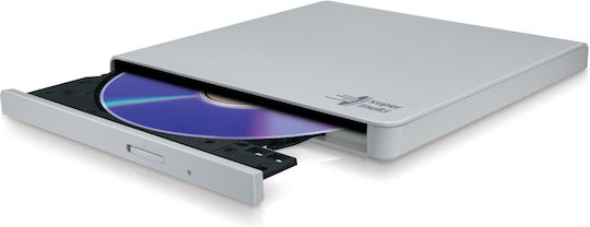 Hitachi-LG Data Storage GP57 External DVD/CD Recorder for Desktop / Laptop White