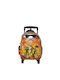 Gim Star Wars Rebels School Bag Trolley Elementary, Elementary Multicolour with Water Bottle Holder 12Liters