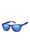 Montana Eyewear MS31B Men's Sunglasses with Blue Plastic Frame and Blue Lens MS31B