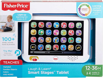 Fisher Price Ηλεκτρονικό Παιδικό Εκπαιδευτικό Laptop/Tablet Laugh & Learn (English) για 1+ Ετών