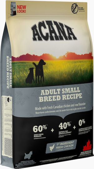 Acana Adult Small Breed 6kg Ξηρά Τροφή χωρίς Σιτηρά για Ενήλικους Σκύλους Μικρόσωμων Φυλών με Κοτόπουλο