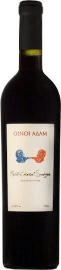 Οίνος Αδάμ Κρασί Merlot- Cabernet Sauvignon Ερυθρό Ξηρό 750ml