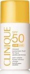 Clinique Mineral Sunscreen Fluid Водоустойчива Слънцезащитна Лосион За лице SPF50 30мл