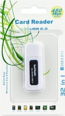 32 in 1 Kartenleser USB 2.0 für /S/D/ /m/i/c/r/o/S/D/ /M/e/m/o/r/y/S/t/i/c/k/ / / /x/D/