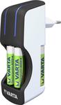 Varta Pocket Charger 4 Batteries Ni-MH Size AA/AAA Set with 4x AA 2100mAh