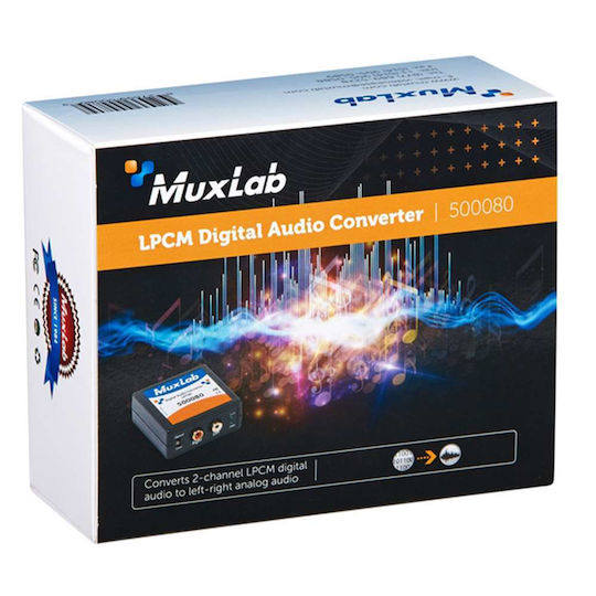 Muxlab Digital Audio Converter LPCM 500080 DAC Black