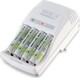 Ansmann Basic 4 Plus Ladegerät 4 Batterien Ni-MH Größe AA/AAA in Weiß Farbe