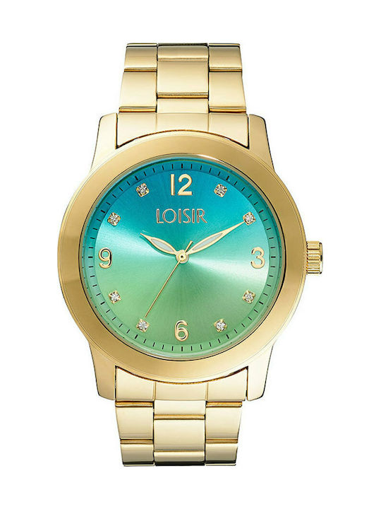 Loisir Watch with Gold Metal Bracelet