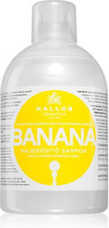 Kallos Banana Fortifying Shampoos Reconstruction/Nourishment & Hydration for Dry Hair Hair 1000ml