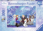 Детски Пъзел XXL Frozen за 6++ Години 100бр Ravensburger