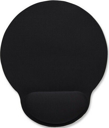 Manhattan 434362 Mouse Pad (203mm) με Στήριξη Καρπού Μαύρο