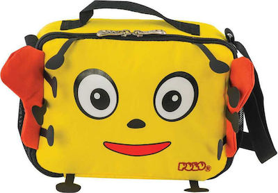 Polo Kids Insulated Lunch Bag with Shoulder Strap 3lt Yellow 22x8x17cm