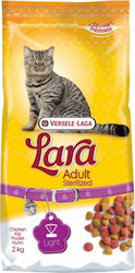 Versele Laga Lara Adult Sterilized Dry Food for Adult Neutered Cats with Chicken 10kg