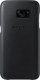 Samsung Coperta din spate Piele Negru (Galaxy S7 Edge) EF-VG935LBE EF-VG935LBEGWW