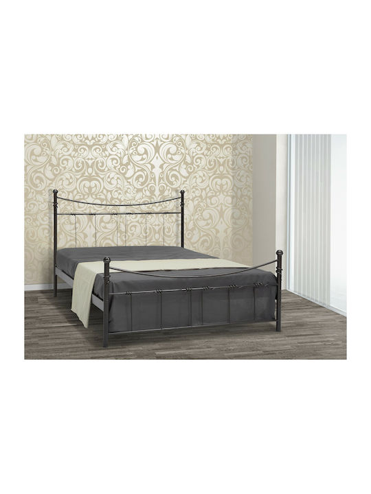 Stella Bed Double Metal Copper for Mattress 160x200cm