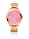 Visetti Watch with Pink Gold Metal Bracelet