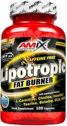 Amix Lipotropic Мастноразтворими 100 Капсули Amix Lipotropic Мастноразтворими 100 Капсули