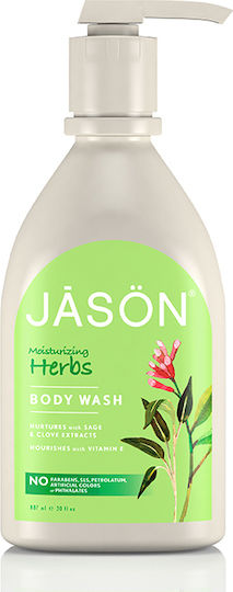 Jason Moisturizing Herbs Body Wash Βath Wash 887ml