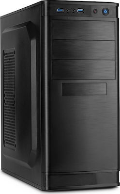 Inter-Tech IT-5905 Middle Tower Cutie de calculator Negru