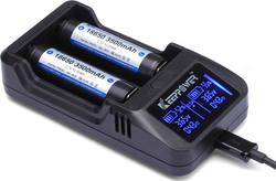 KeepPower L2 Ladegerät 2 Batterien Li-Ion Größe 18650 KeepPower L2 Ladegerät 2 Batterien Li-Ion Größe 18650