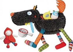 Ebulobo Baby Toy T'es Fou Louloup made of Fabric with Sounds for 0++ Months