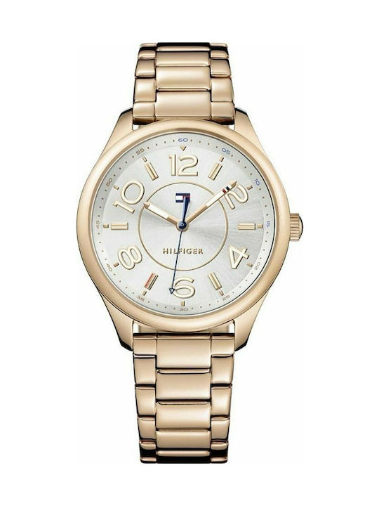 Tommy Hilfiger Casey Uhr mit Gold Metallarmband