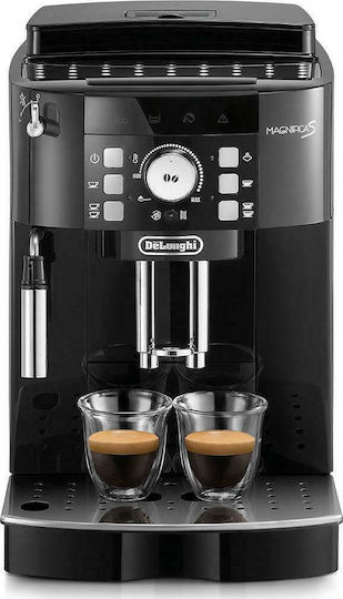 De'Longhi Magnifica S Αυτόματη Μηχανή Espresso 1450W Πίεσης 15bar με Μύλο Άλεσης Μαύρη