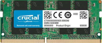 Crucial 4GB DDR4 RAM με Ταχύτητα 2400 για Laptop