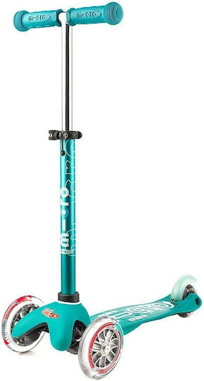 Micro Kids Scooter Foldable Mini Deluxe 3-Wheel for 2-5 Years Turquoise