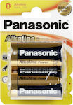 Panasonic Alkaline Power Bronze Μπαταρίες D 1.5V 2τμχ