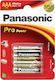 Panasonic Pro Power Алкални Батерии AAA 1.5V 4бр
