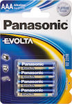 Panasonic Evolta Αλκαλικές Μπαταρίες AAA 1.5V 4τμχ