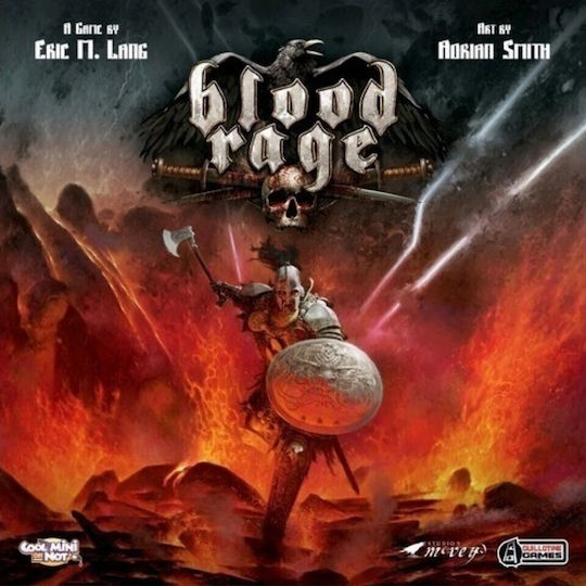 Board Game Blood Rage: Core Game for 2-4 Players 13+ Years Old CMN (EN) Cool Mini Or Not