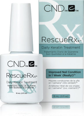 CND Rescue RXx Nail Treatment with Keratin with Brush 15ml