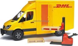 Bruder Mercedes Sprinter DHL με Ανυψωτικό Spielzeugauto für 3++ Jahre 02534