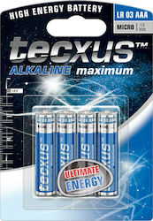 Tecxus Maximum AAA 1.5V 4Stück 23631 11007 Tecxus Maximum AAA 1.5V 4Stück 23631 11007