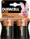 Duracell Plus Αλκαλικές Μπαταρίες D 1.5V 2τμχ