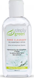 Simply Green Hand Cleanser Gel Antiseptic 80ml Natural