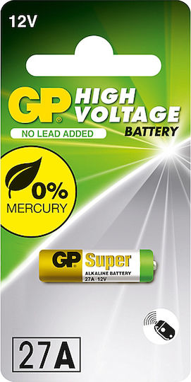 GP Batteries High Voltage Αλκαλική Μπαταρία A27 12V 1τμχ