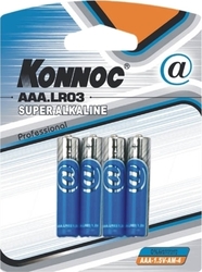 Konnoc Super Alkaline AAA 1.5V 4τμχ ALK-03