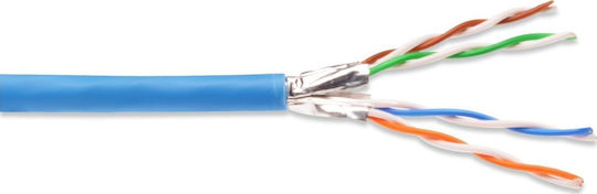 Digitus U/FTP (STP) Cat.6a (Gigabit) Καλώδιο Δικτύου Ethernet χωρίς ακροδέκτες 305m Μπλε
