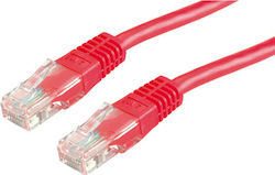 Roline U/UTP Cat.6 Καλώδιο Δικτύου Ethernet 5m Κόκκινο