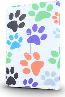 Flip Cover Piele artificială Dog Paw (Universal 9-10.1" - Universal 9-10.1") DTRAUTC10