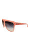 Dolce & Gabbana Women's Sunglasses with Pink Plastic Frame and Black Gradient Lens DG4125 19568G